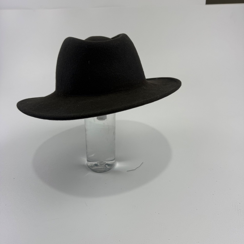 Orvis Brown Felt‎ Fedora Hat Wide Brim Classic Outdoors Style